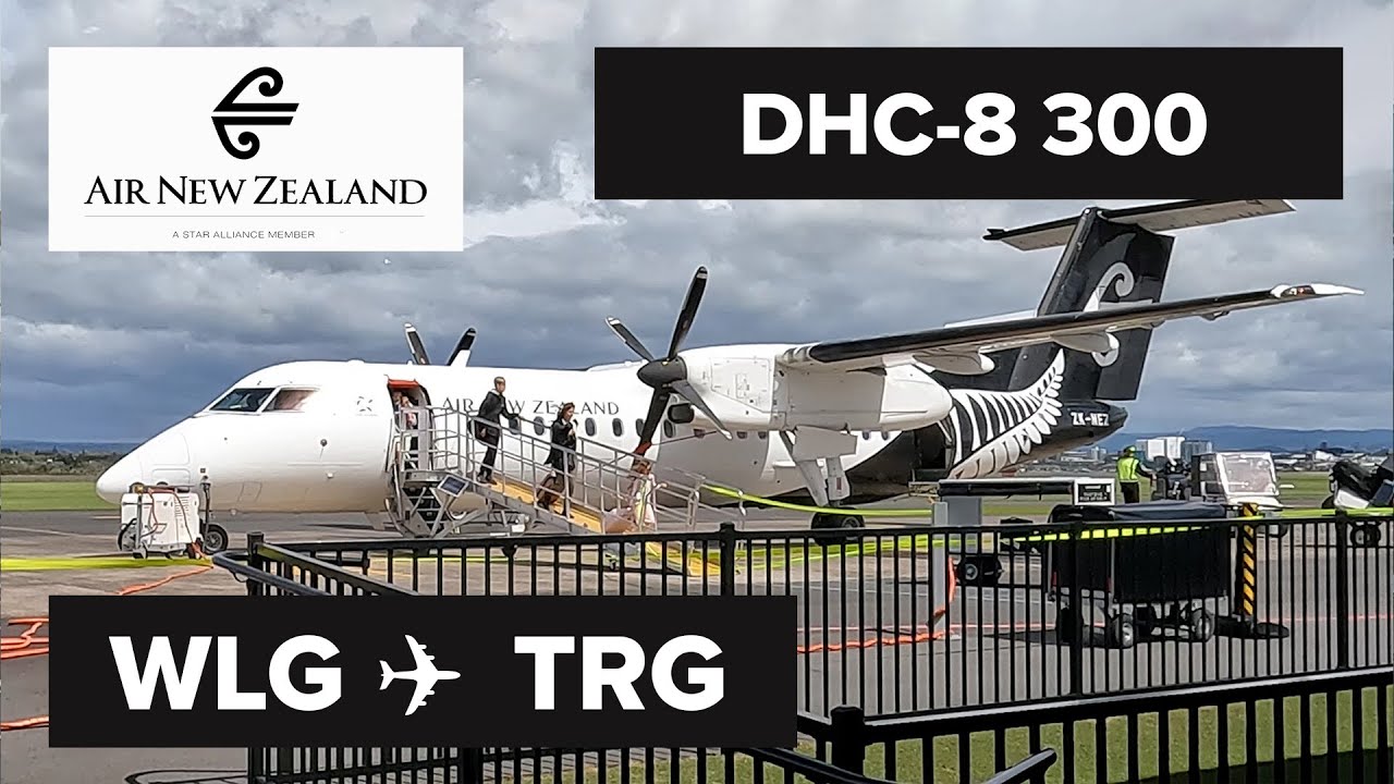 Flight Review - Air New Zealand DHC8-300 Wellington (WLG) to Tauranga (TRG) NZ8260 #FlightVideo