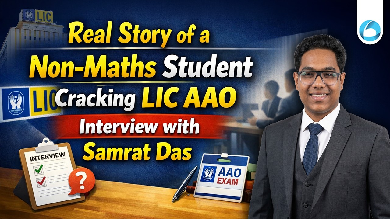 Real Story of a Non-Maths Student Cracking LIC AAO | Interview with Samrat Das | LIC AAO Topper