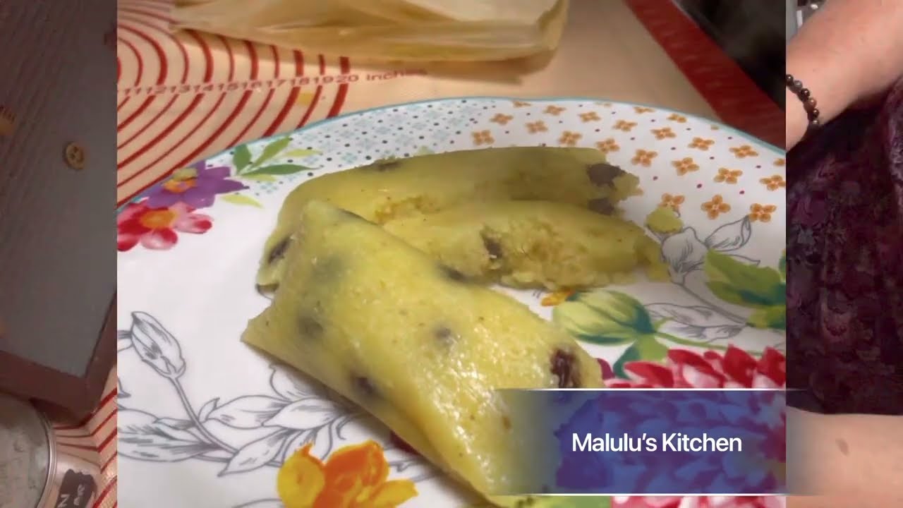 Tamales De Piña Y  Coco Fácil y Deliciosos