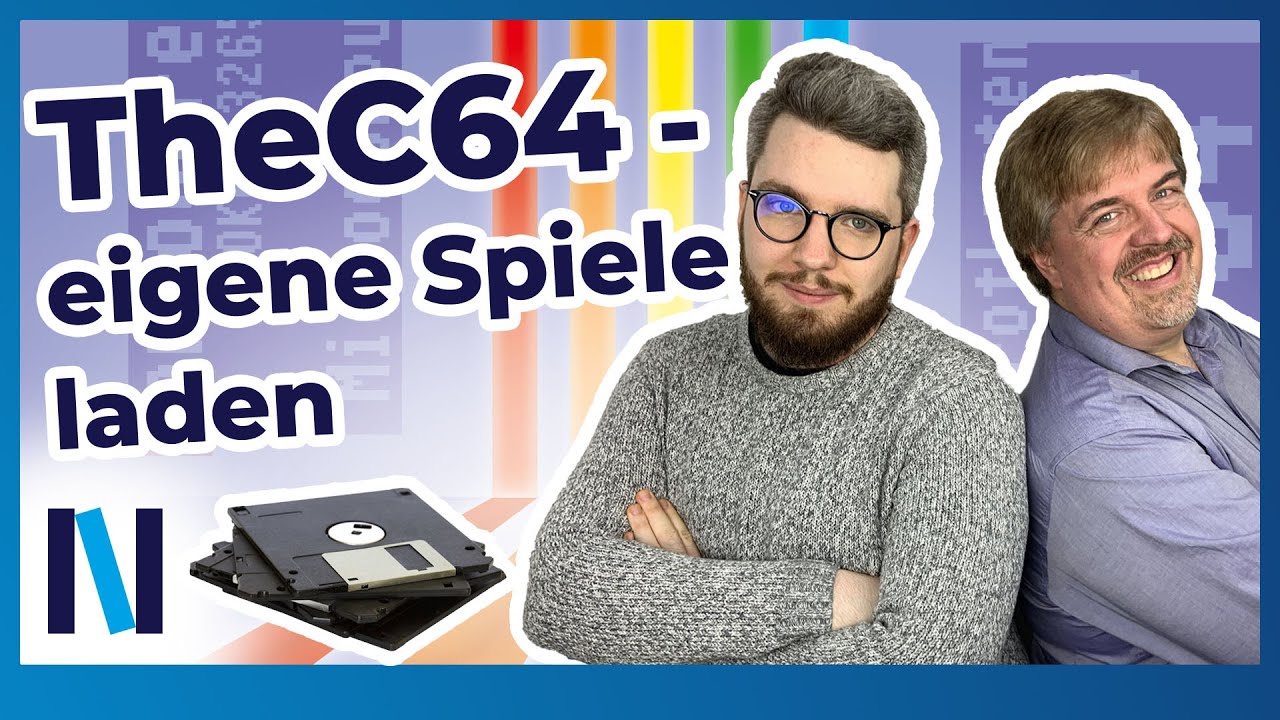 Kein Problem: Eigene Spiele (auch mit mehreren „Disketten“) auf den TheC64 (Maxi) laden
