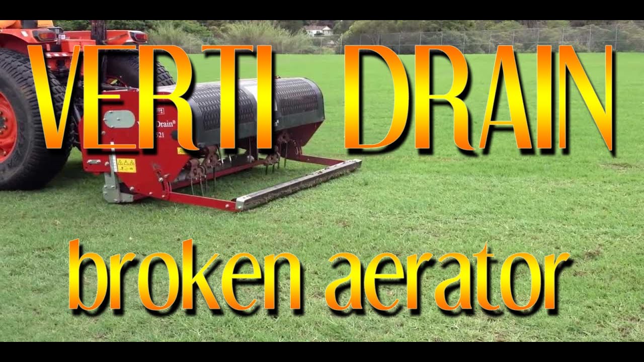 Rob fixes a Broken Verti - Drain Aerator - Gear Box