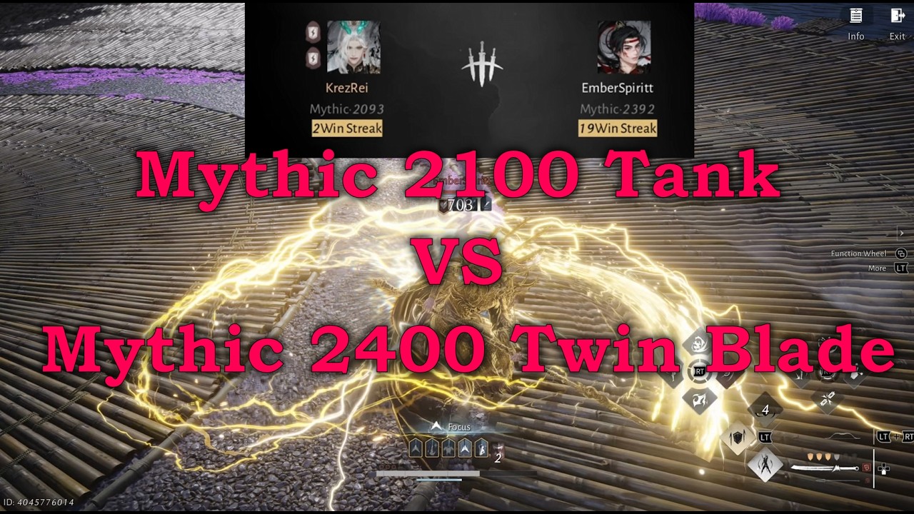 Mythic 2100 Tank Mo blade vs Mythic 2400 Twin blade & Nameless sword - Where Winds Meet PVP Global