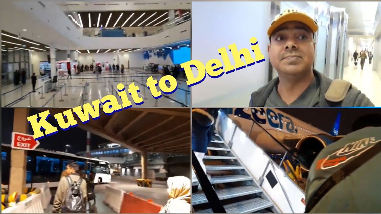 Kuwait to India by Jazeera Airways | Kuwait to Delhi @Radhey Youtuber