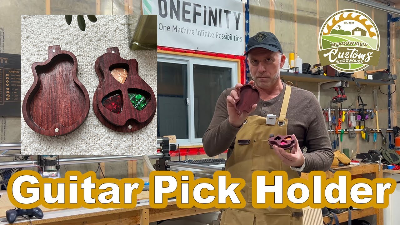 Make a Guitar Pick Caddy with your CNC - Easy step by step