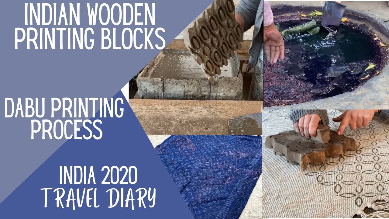 Travel Diary - Dabu Printing In India - Mud Resist - Step By Step -  The Arty Crafty Place
