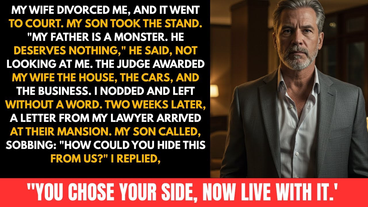 My Own Son Betrayed Me in Court 💔 | Fictional Divorce & Revenge Story