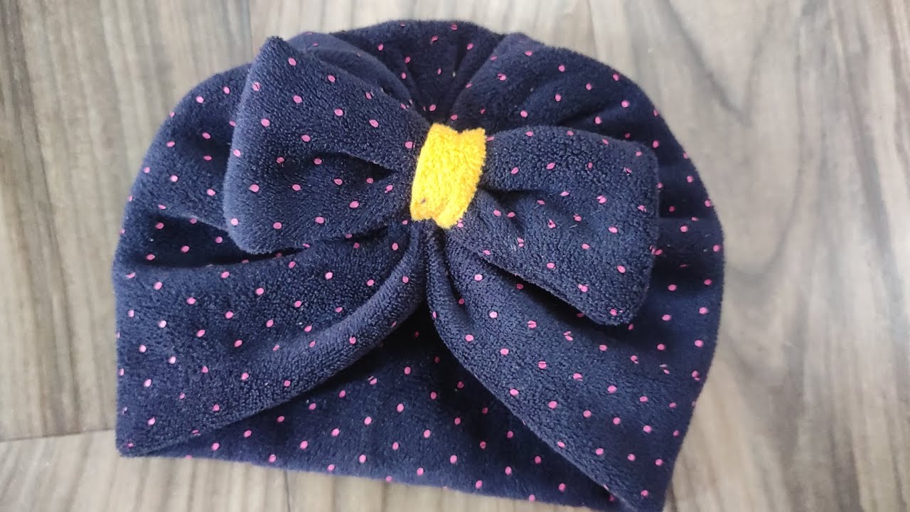 New Born Baby cap cutting and stitching || नवजात शिशु की टोपी || baby Cap 0 - 3 months