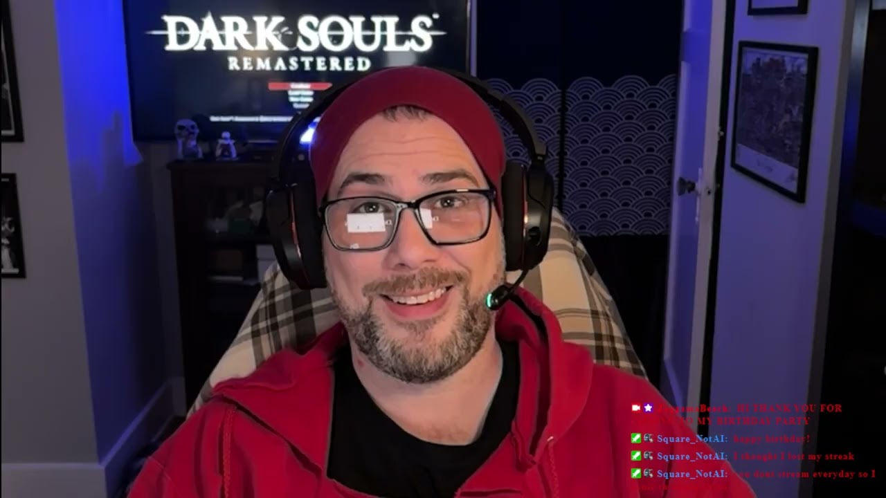 Surprise, it's my birthday! Playing some Dark Souls