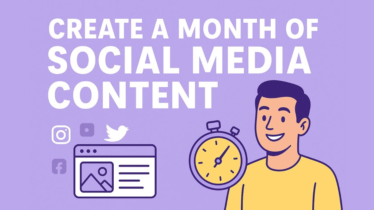 AI Social Media Marketing Tool: Save Hours Creating Content - Content Generator Tutorial