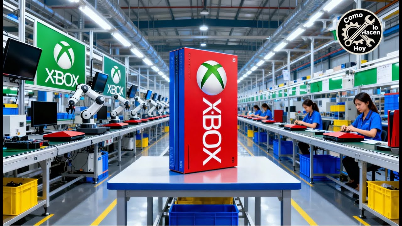Como se fabrica una XBOX Microsoft | La consola más poderosa del mundo