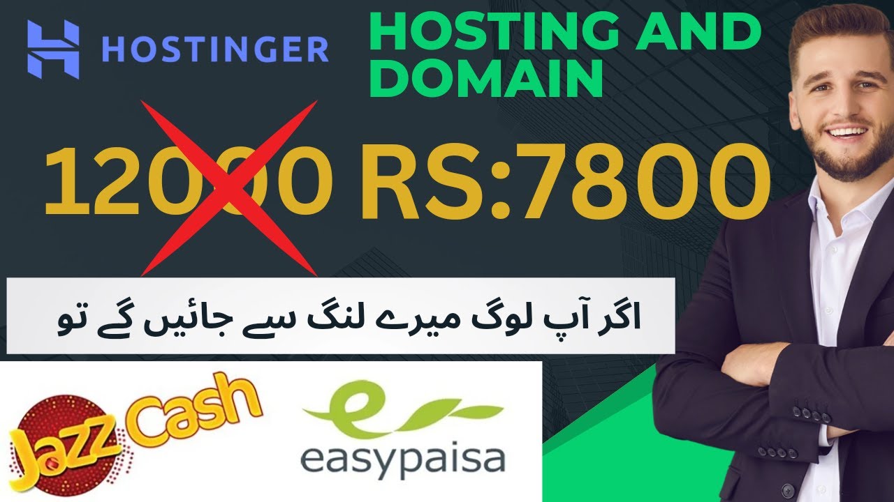 How to Buy Domain and Hosting from Hostinger EasyPaisa and JazzCash || Cheap Hosting 2025