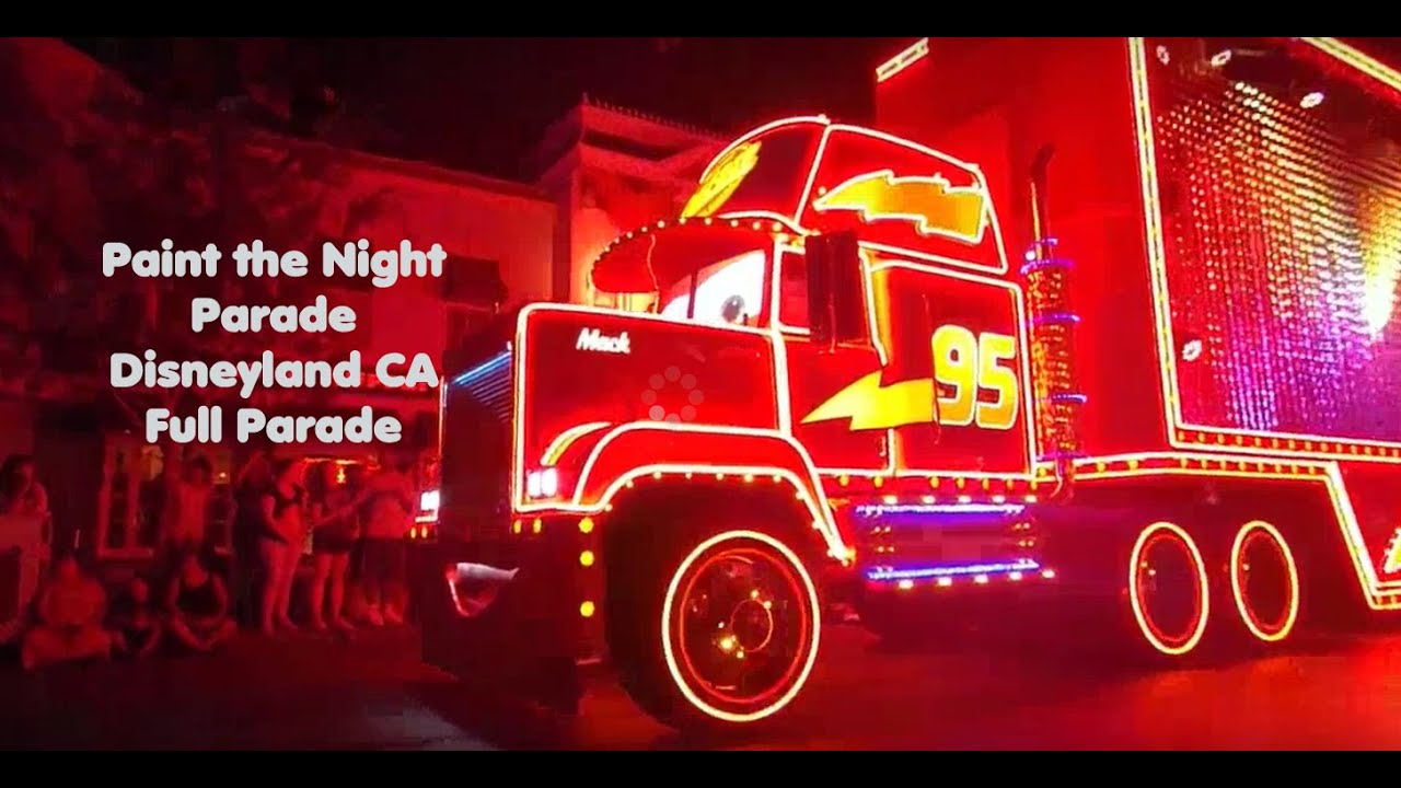 Paint the Night Parade at Disneyland California