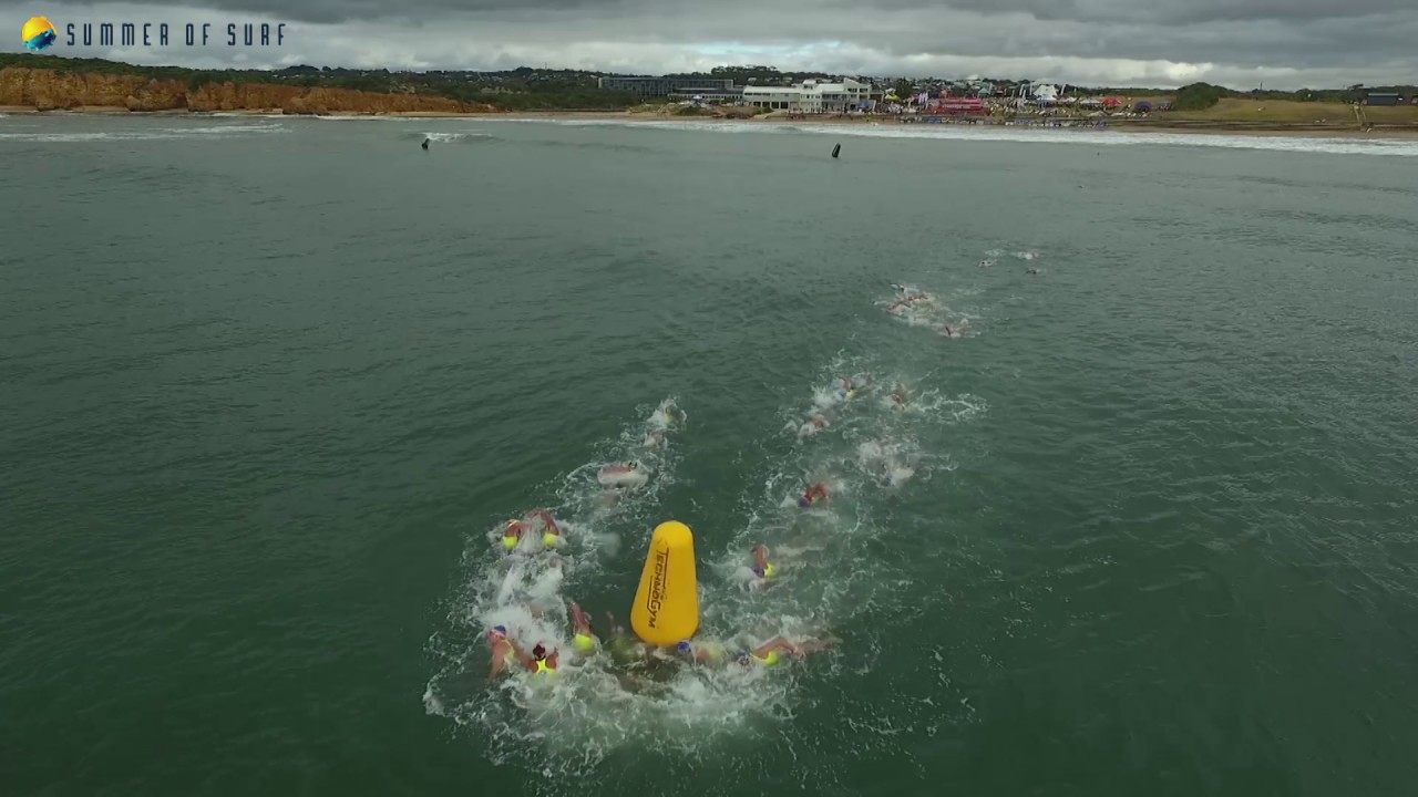 Summer of Surf 16 17 Torquay R4 Mens Run Swim Run