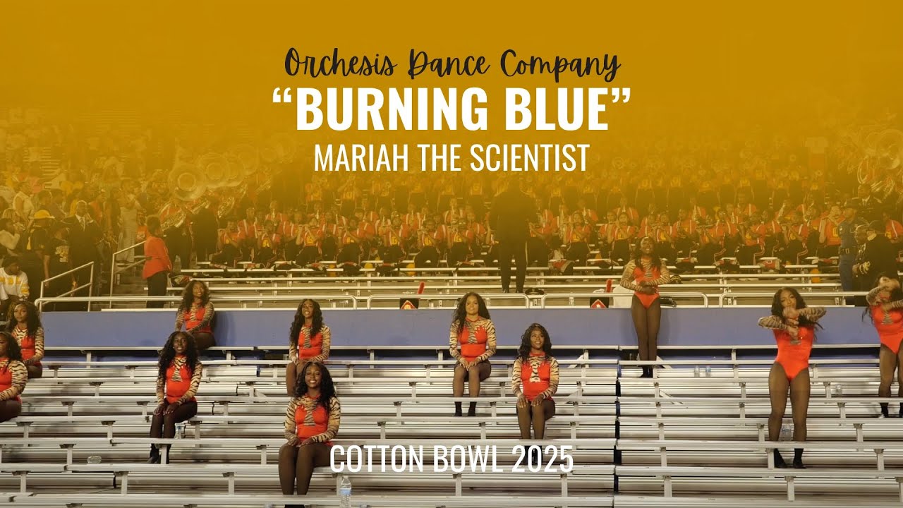 Orchesis Dance Company | “Burning Blue” by Mariah the Scientist | 2025 Cotton Bowl 💛🖤❤️