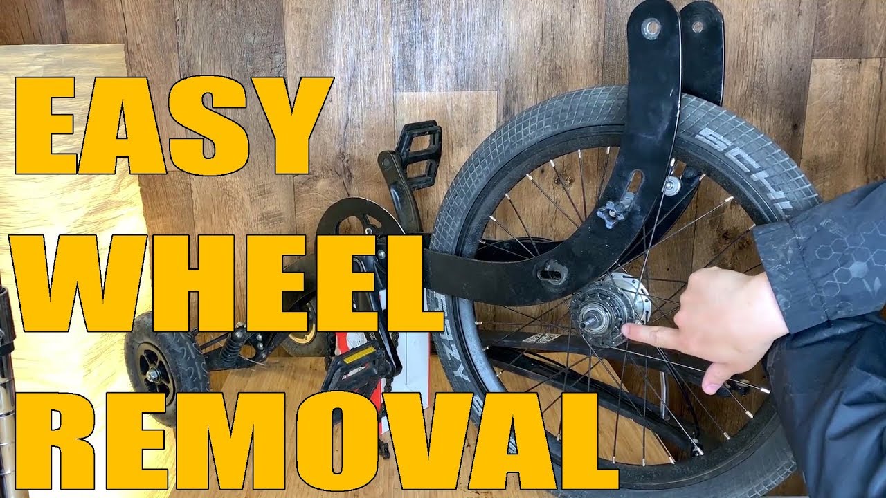 Easy Halfbike Front Wheel Removal