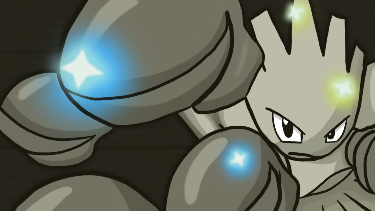 I found a Colorless Shiny Hitmonchan
