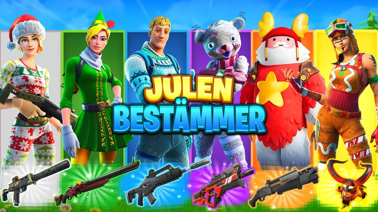JULAFTON SKINS BESTÄMMER MINA VAPEN I FORTNITE