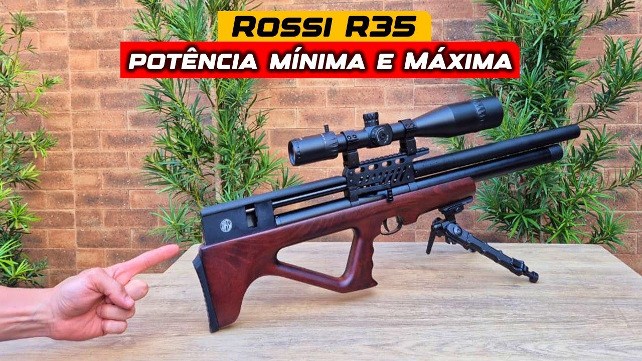 QUAL A POTÊNCIA MÁXIMA E MÍNIMA ? CARABINA PCP R35 6.35