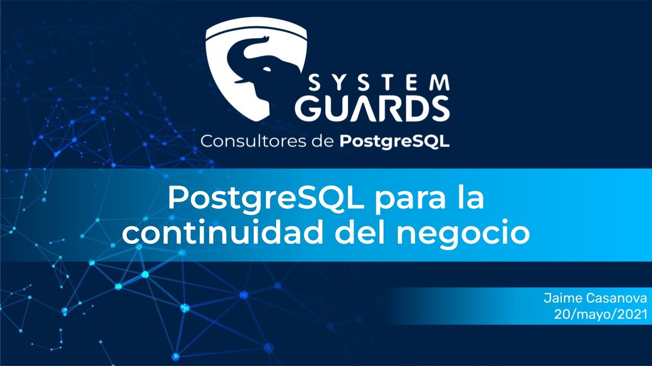 PostgreSQL para la continuidad del negocio