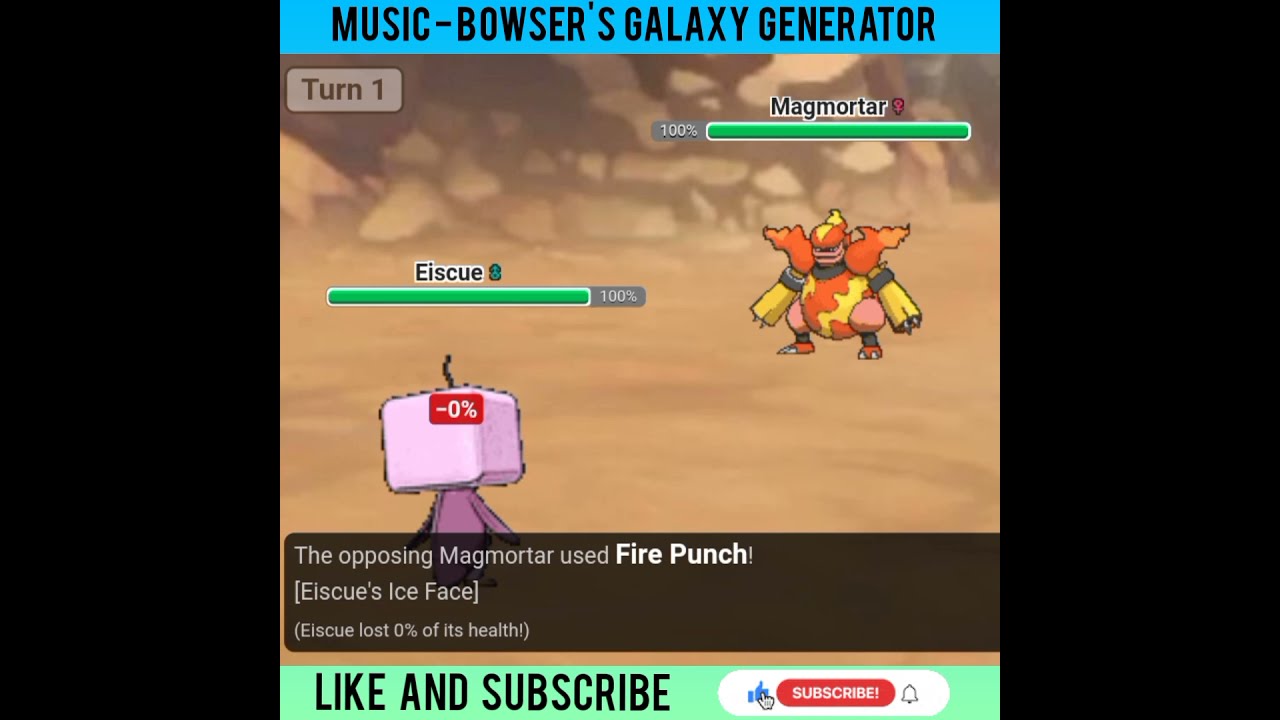 Pokemon Showdown Eiscue Sweep #Shorts