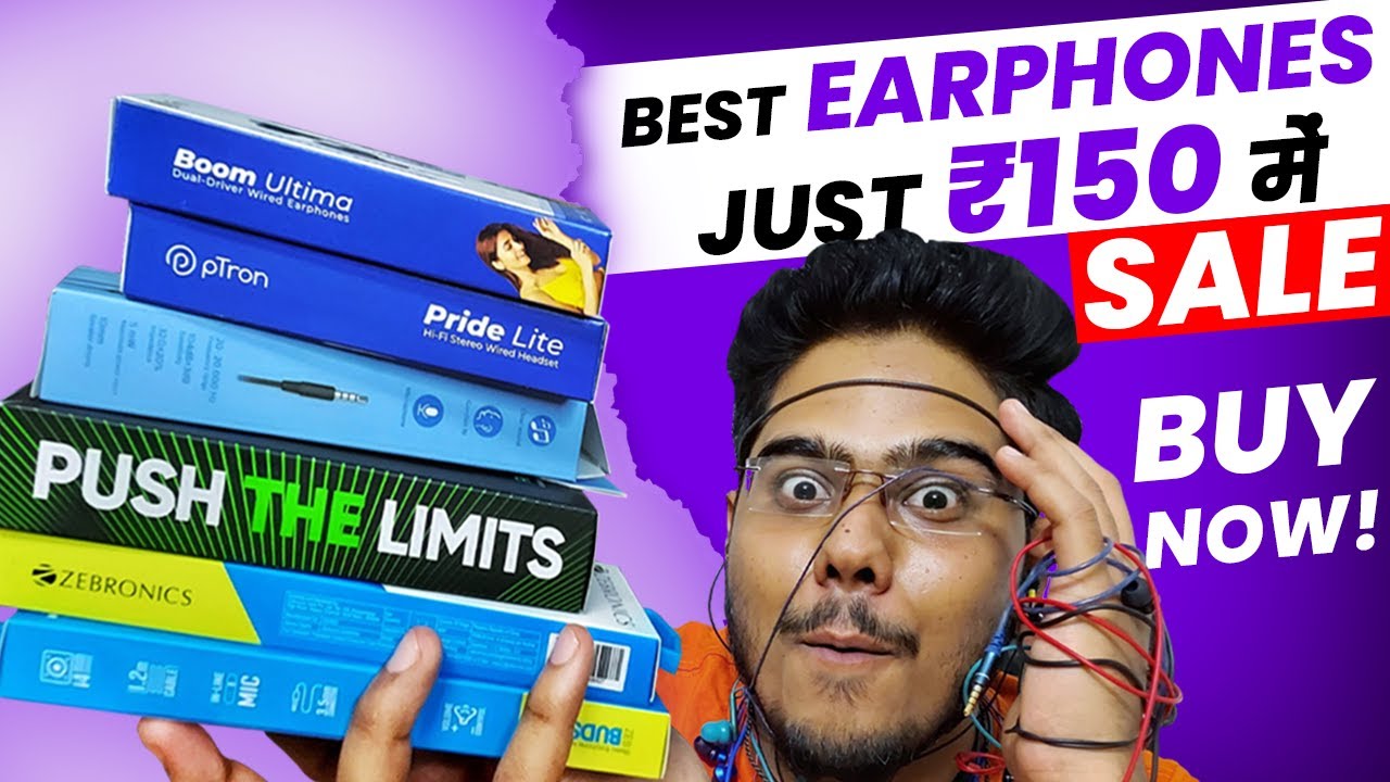 Best Earphones Under ₹150 | Amazing Sound Quality, BUY NOW!