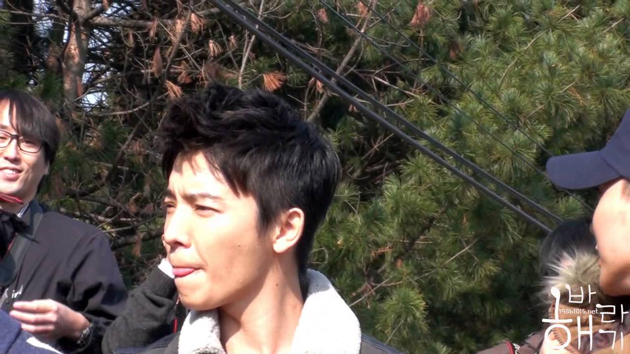 121030 리더님 군대가는 날ㅜㅜ 동해오빠.wmv