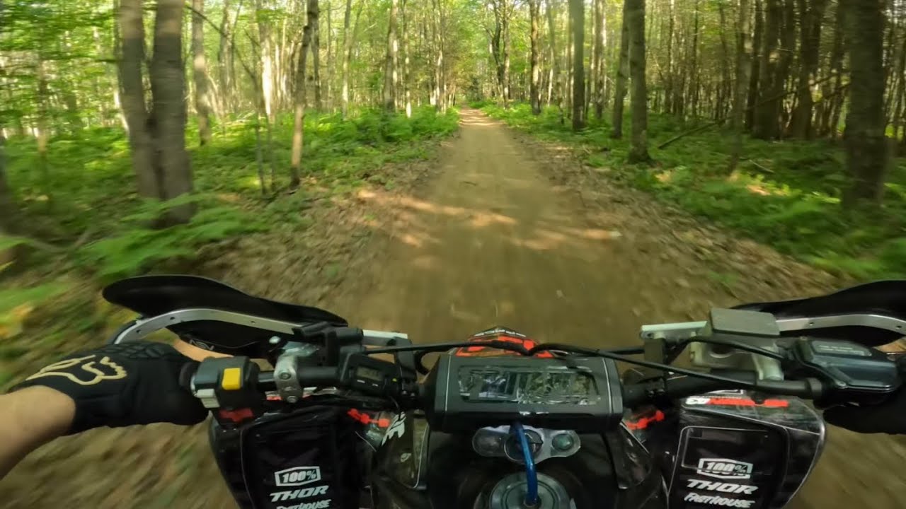 Honda Trx450r quick summer ride