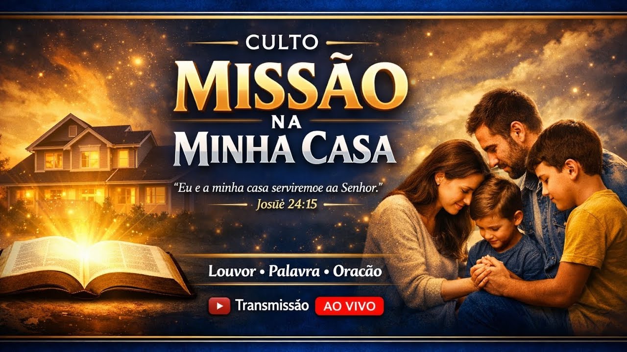 Culto missão na minha casa 🏠 culto abençoado oh Glória