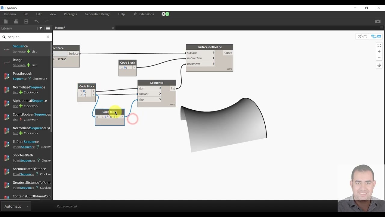 26  Create beams on surface - Dynamo Applications