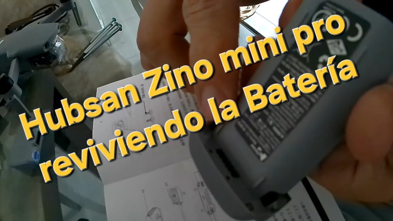 Reviviendo la batería de hubsan zino mini pro