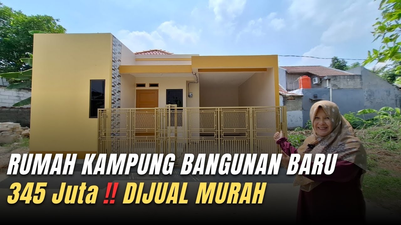 RUMAH KAMPUNG BANGUNAN BARU DIJUAL MURAH 345 JUTA | Rumah Bekasi Kota