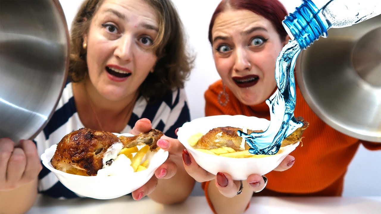 MÂNCARE UDĂ VS MÂNCARE USCATĂ CHALLENGE!