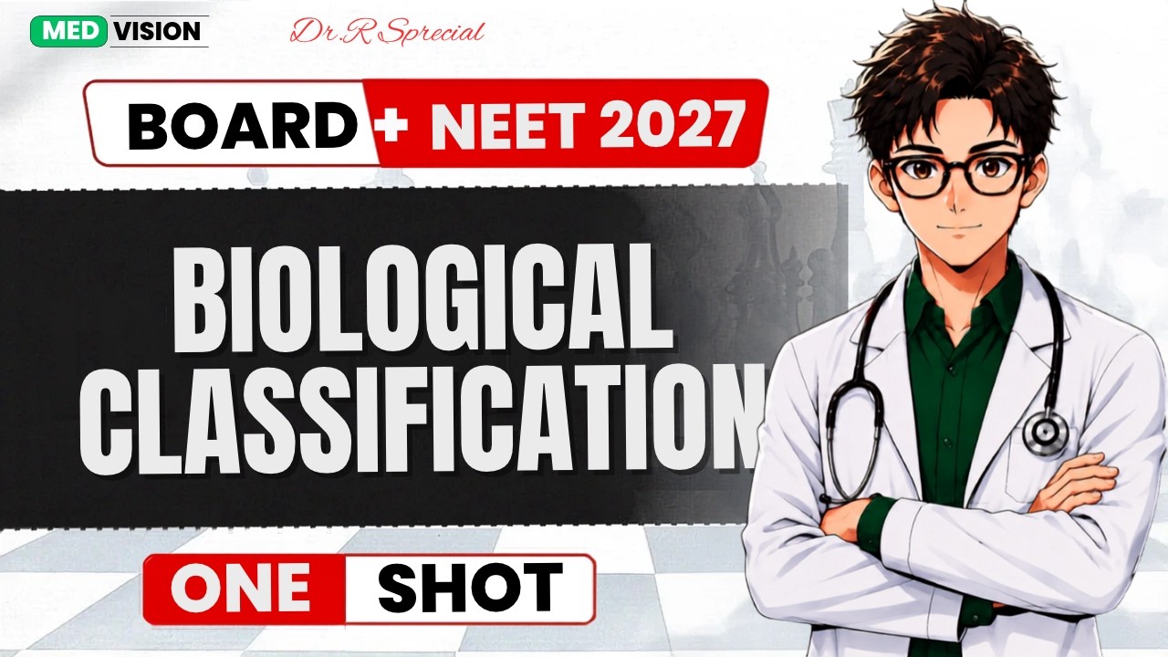 Biological Classification in One Shot 🔥 | NEET 2027 Biology | Dr.R