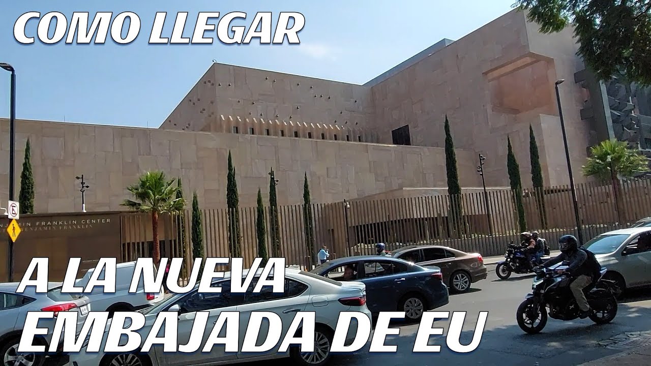 Así Puedes Llegar a la NUEVA EMBAJADA de ESTADOS UNIDOS en MÉXICO Desde el Metro cdmx