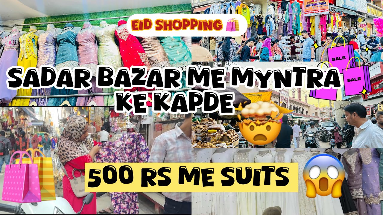 Sadar Bazar Me Mila Myntra Ka Store! 😱 Eid Shopping & Best Iftar VLOG 🌙 Ramadan 2026 