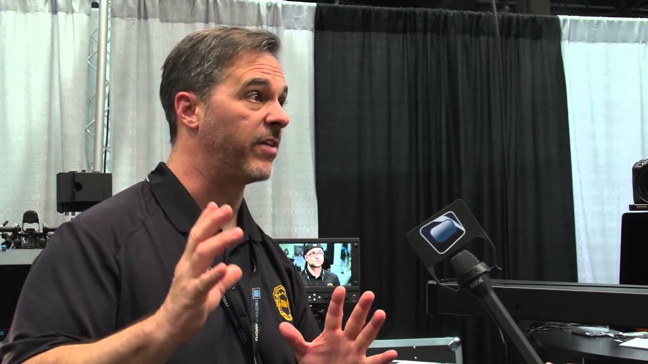 NAB 2013: Redrock Micro Cobalt GoPro Cage & One Man Crew parabolic slider