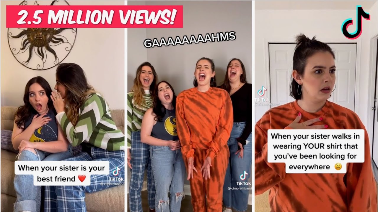 WHICH SISTER CAN GO VIRAL ON TIK TOK? | Sister VS. Sister Challenge!