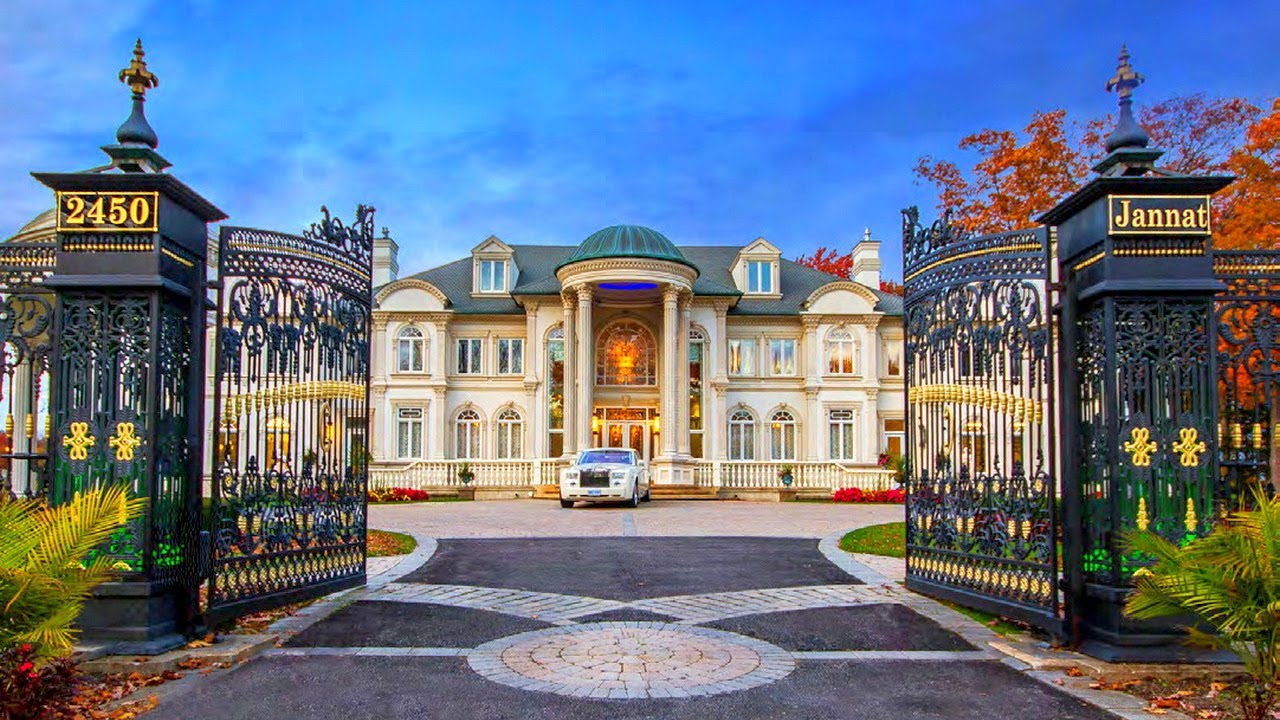 Amazing Palatial Mega Mansion Surrounded by Beautiful Gardens