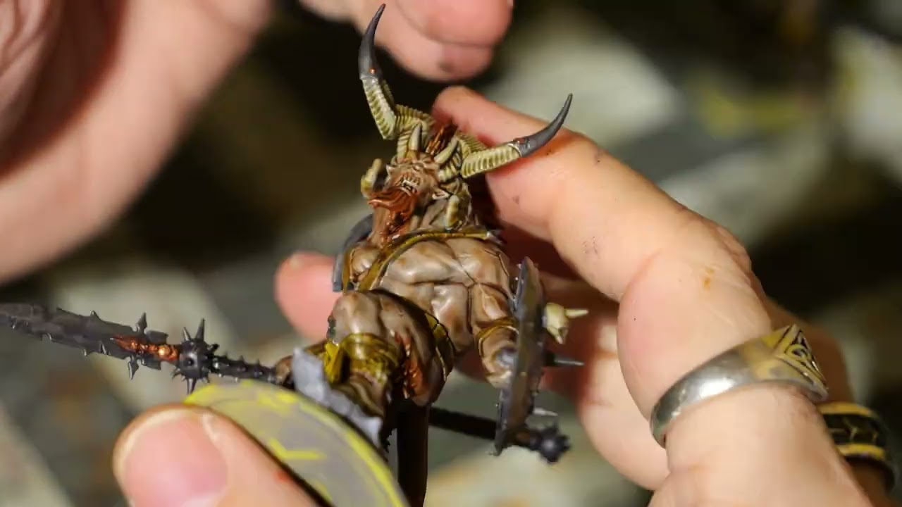 Painting some Ogroid Theridons | Custom Basing build