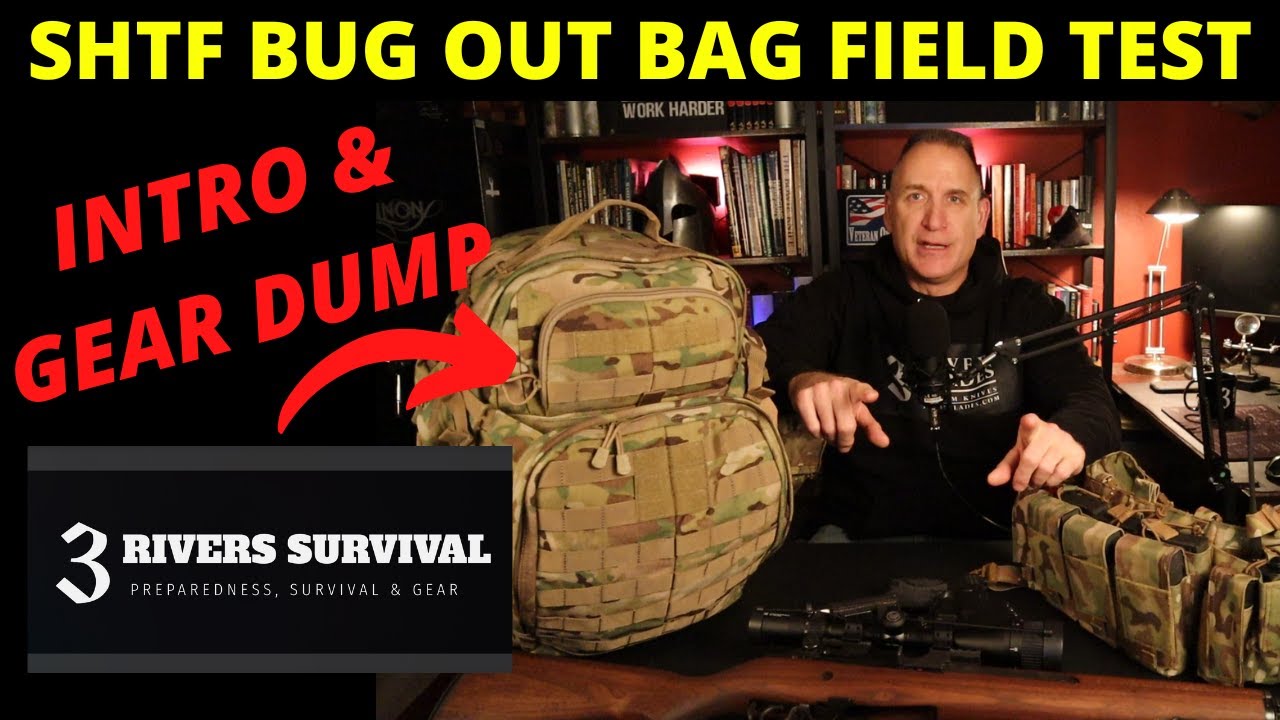 SHTF Bug Out Bag Winter Field Test SCENARIO & GEAR Part 1