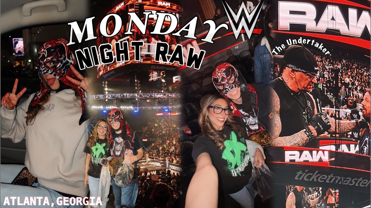 WWE Monday Night Raw Vlog (GOT TO SEE THE UNDERTAKER)