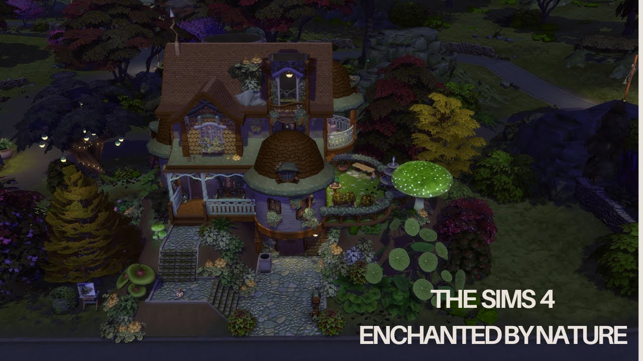 The Sims 4 Cozy Enchanted by Nature | House Gallery | No Commentary Gameplay