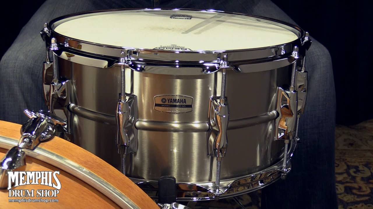 Yamaha 14x7 Recording Custom Stainless Steel Snare Drum