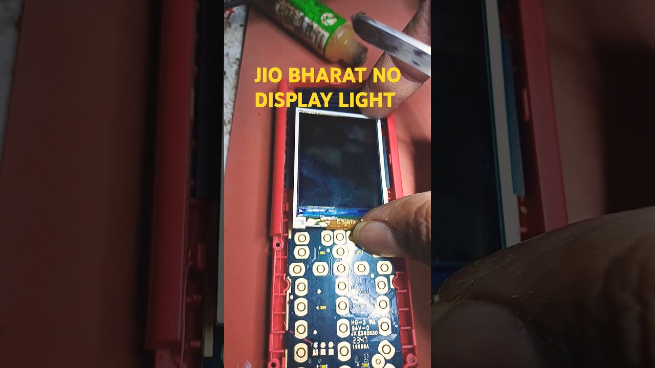 Jio Bharat v2 No display light solution #mobilerepair #smartphone #techtips