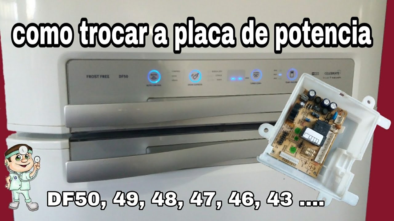 Como trocar a placa de potencia DF50, DF49, DF48, DF45, DF43