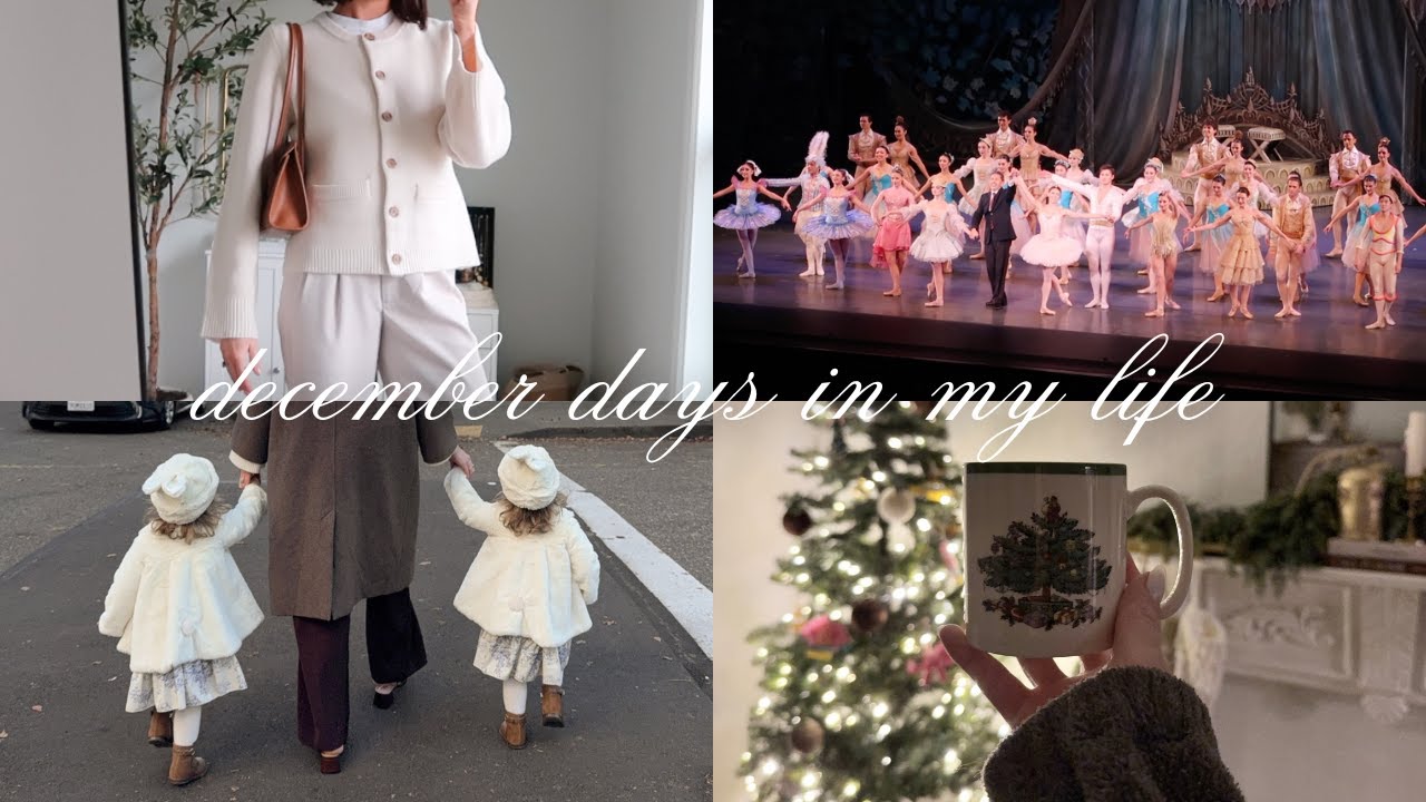 Cozy December Vlog | Christmas brunch in Portland, mornings at the farm, chatty shopping days