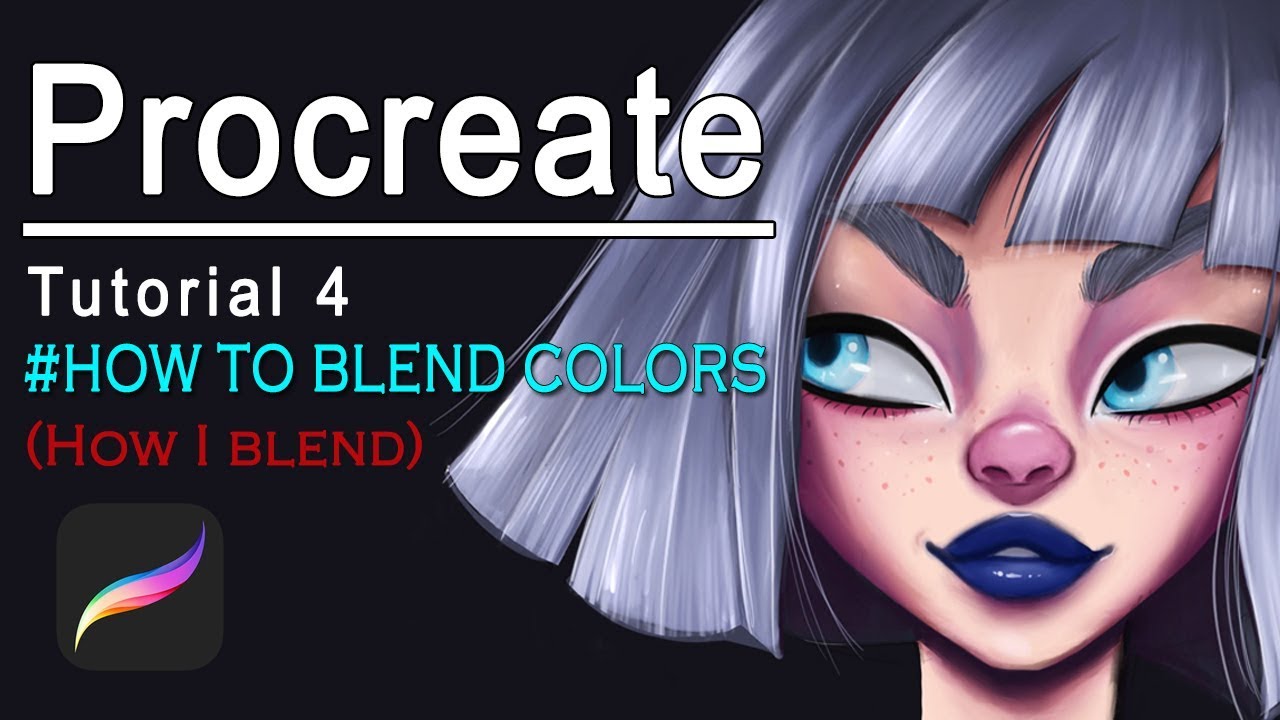 Procreate - How to blend colors for Beginners
