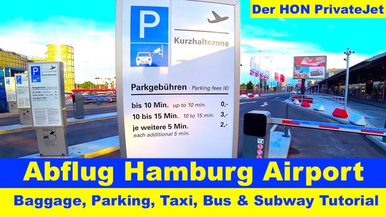 Hamburg Airport Abflug Tutorial | Der HON PrivateJet