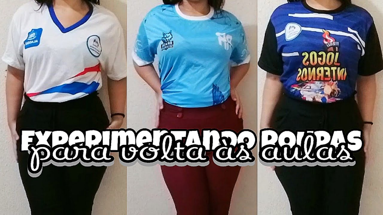 Experimentando roupas para volta às aulas!! 🎒✨