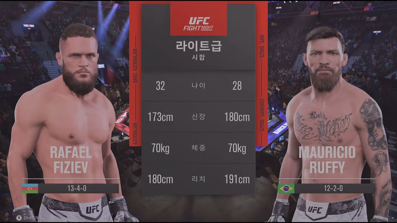 라파엘 피지에프 vs 마우리시오 루피 [UFC 325]